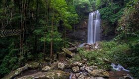 Waterfalls in Muang Xai, Laos